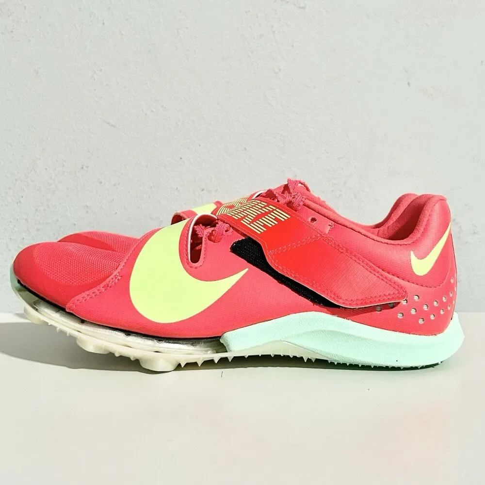 Nike Zoom Long Jump Elite “Bright Crimson Lime Blast” Men’s Size 5 Track Spikes